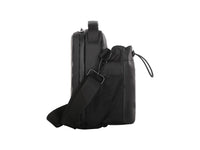 Gymnetic gym bag side view showing bottle holster